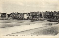 CPA Courseulles Les grands parcs aux huitres 