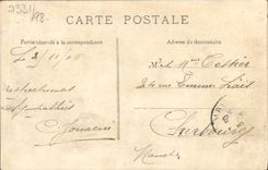 VINTAGE POSTCARD Courseulles S Sea the Castle