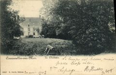 VINTAGE POSTCARD Courseulles On Sea the Castle