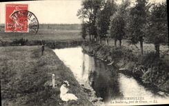 CPA Courseulles La Seulles au pont de Graye 