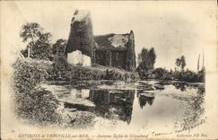 CPA Environs de Trouville sur Mer Ancienne Eglise de Cricqueboeuf