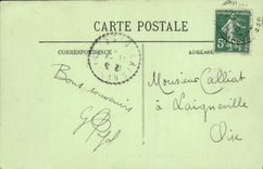 VINTAGE POSTCARD Surroundings of Trouville the Church of Cricqueboeuf