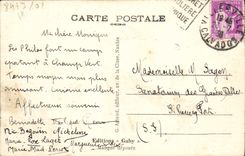 VINTAGE POSTCARD the Pond of Cricqueboeuf close to Villerville on Sea