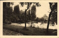 VINTAGE POSTCARD Cricqueboeuf Road of Trouville Villerville Honfleur Church