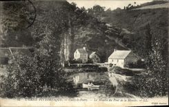 VINTAGE POSTCARD Culey Patry the Mill of the Bridge of Foam