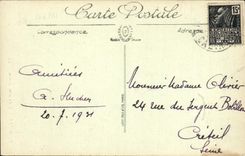 VINTAGE POSTCARD Divine the Old abbey