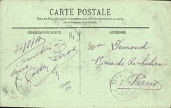 VINTAGE POSTCARD Divine on Sea Panorama taken of the Property Foucher de Careil