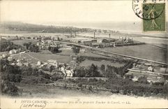 CPA Dives Cabourg Panorama pris de la Propriete Foucher de Careil 