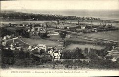 CPA Dives Cabourg Panorama pris de la Propriete Foucher de Careil 