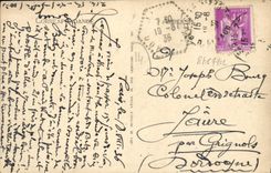 VINTAGE POSTCARD Divine on Sea the Castle of Sarlabot