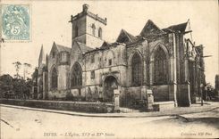 VINTAGE POSTCARD Divine the Church XVl E XV E Centuries