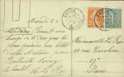 VINTAGE POSTCARD Divine Fashionable country inn of William the Conqueror on Sea