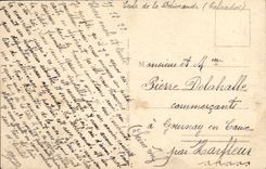 VINTAGE POSTCARD With the feet of NR D of Delivrande