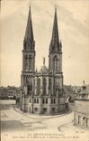 CPA La Delivrande Notre Dame de La Delivrande la Basilique cote de l'Abside 