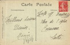 VINTAGE POSTCARD Delivrande Seen on the Basilica