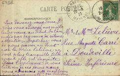 VINTAGE POSTCARD To remember of Delivrande