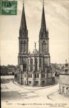 CPA Caen Notre Dame de La Delivrande laBasilique cote de l'abside 