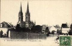 VINTAGE POSTCARD Douvers Delivrande View