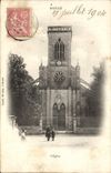 VINTAGE POSTCARD Dozule the Church