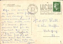 MODERN CARD Luc on Sea Descent with the Beach