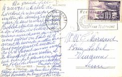 MODERN CARD Luc on Sea Descent of the beach and the clock