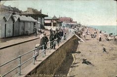 VINTAGE POSTCARD Luc on Perspective Sea of the Dam