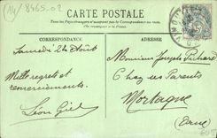 VINTAGE POSTCARD Luc juice sea the dam