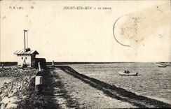VINTAGE POSTCARD Isigny On Sea the Lighthouse