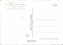 MODERN CARD France seen of sky abbey saint Martin Juaye Mondaye