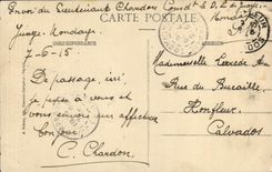 VINTAGE POSTCARD Mondaye the Assumption Vault of the virgin