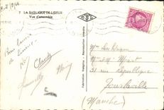 POSTAL MODERNA la basílica del cuadro total de Lisieux
