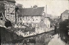 CPA Vue Sur La touques Lisieux 