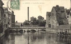 CPA Lisieux Vue du pont de Caen
