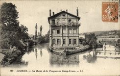 Bordes de Lisieux de la POSTAL de la VENDIMIA de los tambores al campo honesto