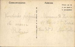 Bordes de Lisieux de la POSTAL de la VENDIMIA de los tambores al campo honesto