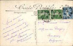 CPA Lisieux Les bords de la touques au camp Franc