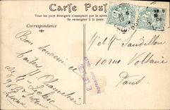 CPA Lisieux vue sur la touques et l'eglise saint desir