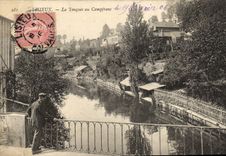 CPA Lisieux La touques au camp Franc 