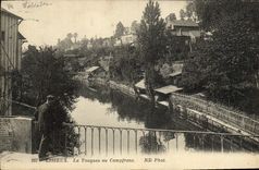 CPA Lisieux La touques au camp Franc