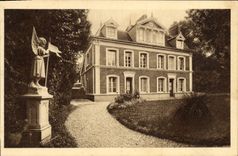 Ataque frontal de Buissonnets de la POSTAL de la VENDIMIA de la entrada