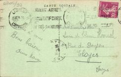 Casa de Lisieux de la POSTAL de la VENDIMIA de los buissonnets