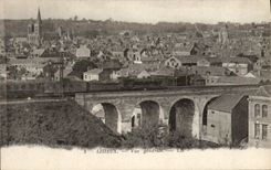 CPA Lisieux Vue generale Train