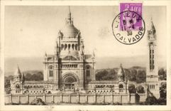 CPA La Basilique de Lisieux vue generale du projet