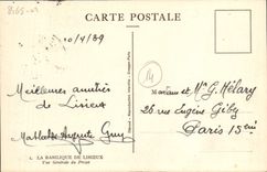 CPA La Basilique de Lisieux vue generale du projet