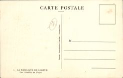 CPA La Basilique de Lisieux vue generale du projet