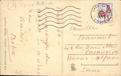 POSTAL de la VENDIMIA el ataque frontal de Lisieux de los buissonnets de la entrada