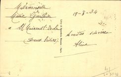 POSTAL Lisieux de la VENDIMIA las piedras de afilar santas de la iglesia y la casa vieja