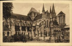 CPA Lisieux Abside de la cathedrale saint pierre