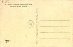 CPA Lisieux Abside de la cathedrale saint pierre