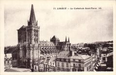 CPA Lisieux La cathedrale saint pierre